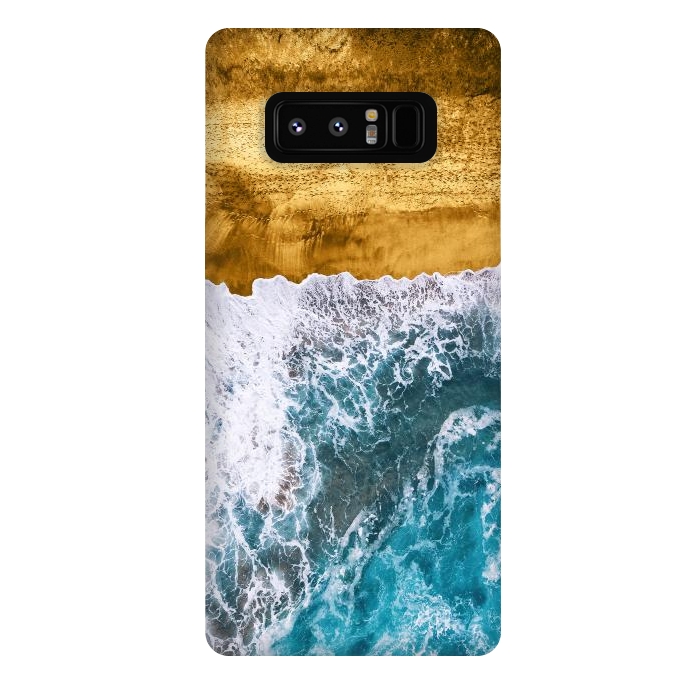 Galaxy Note 8 StrongFit Tropical XVI - Golden Beach by Art Design Works