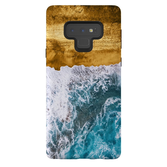 Galaxy Note 9 StrongFit Tropical XVI - Golden Beach by Art Design Works