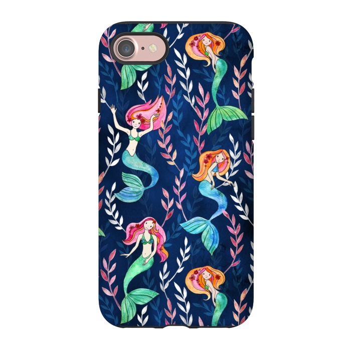 iPhone 7 StrongFit Little Merry Mermaids by Micklyn Le Feuvre