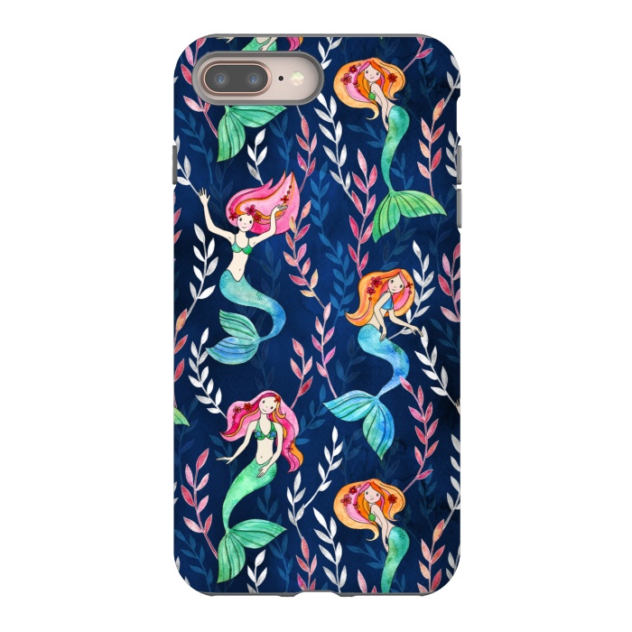 iPhone 7 plus StrongFit Little Merry Mermaids by Micklyn Le Feuvre