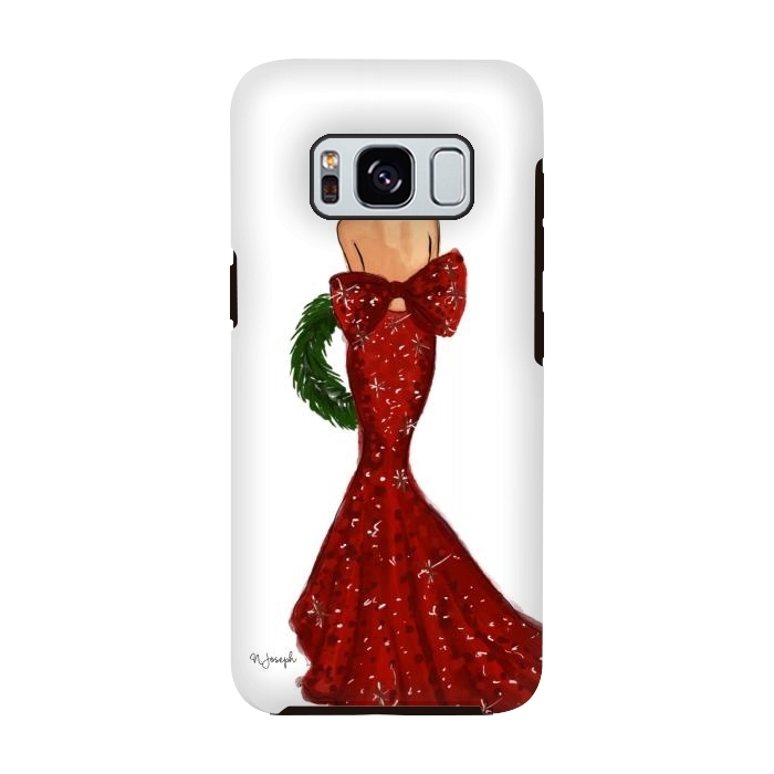 Galaxy S8 StrongFit Merry Christmas Darling! by Natasha Joseph Illustrations 