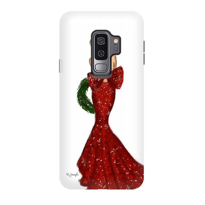 Galaxy S9 plus StrongFit Merry Christmas Darling! by Natasha Joseph Illustrations 