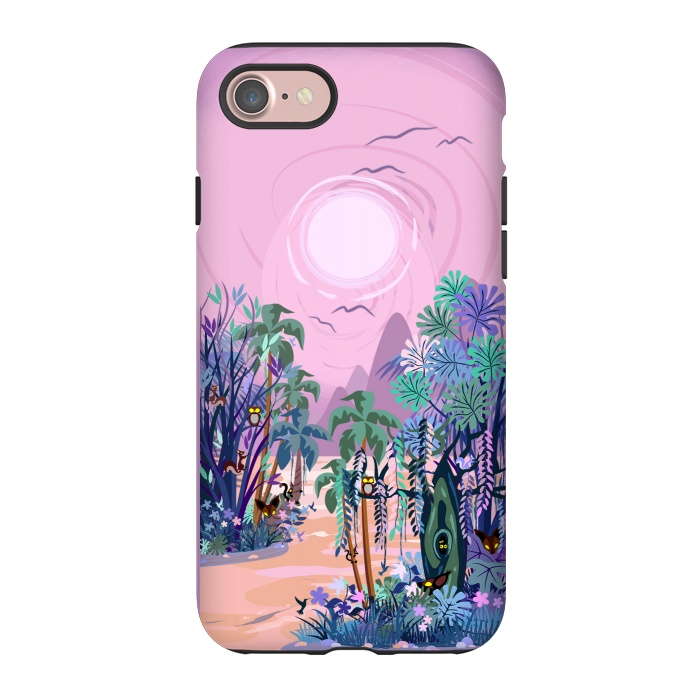 iPhone 7 StrongFit The Eyes of the Enchanted Misty Forest by BluedarkArt