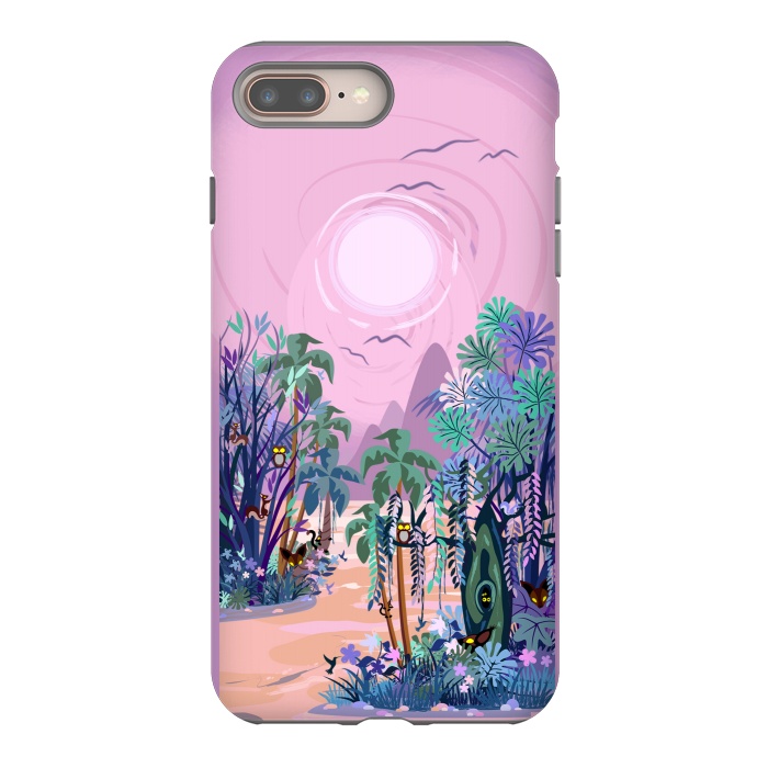iPhone 7 plus StrongFit The Eyes of the Enchanted Misty Forest by BluedarkArt