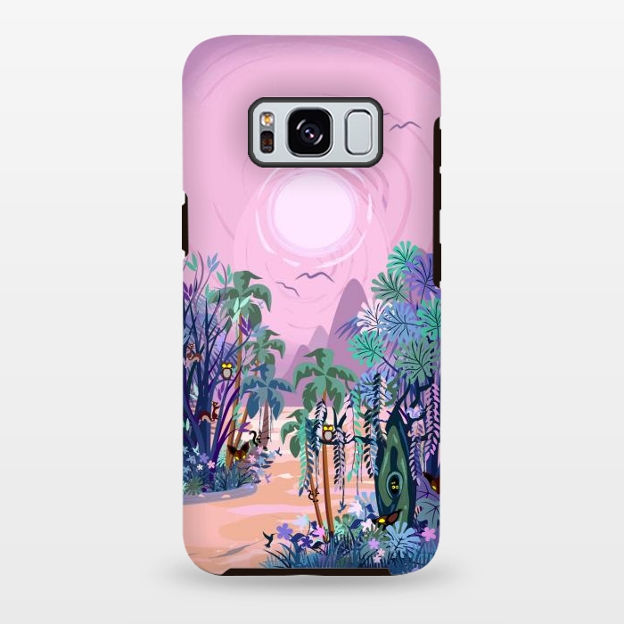 Galaxy S8 plus StrongFit The Eyes of the Enchanted Misty Forest by BluedarkArt