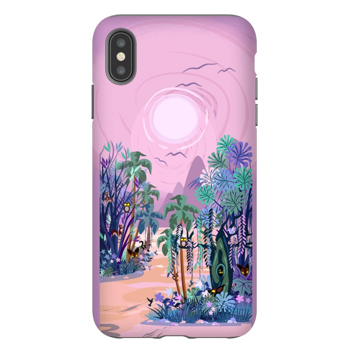 iPhone Xs Max StrongFit The Eyes of the Enchanted Misty Forest by BluedarkArt