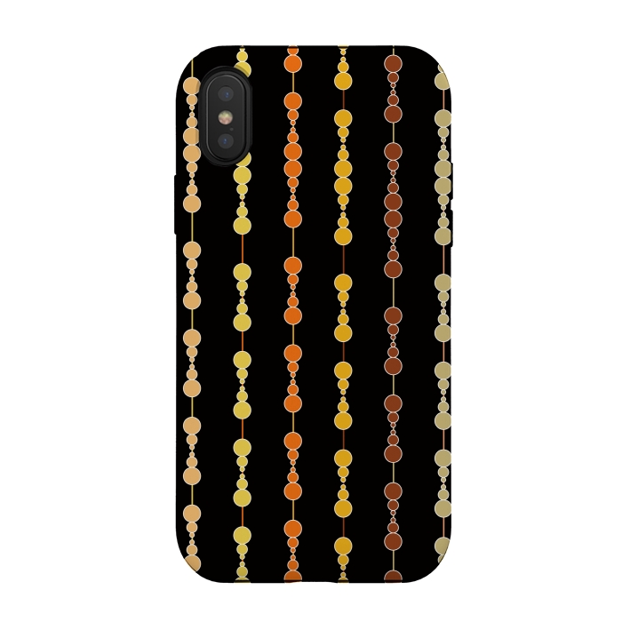 iPhone Xs / X StrongFit Multi-faceted decorative lines 2 by Bledi