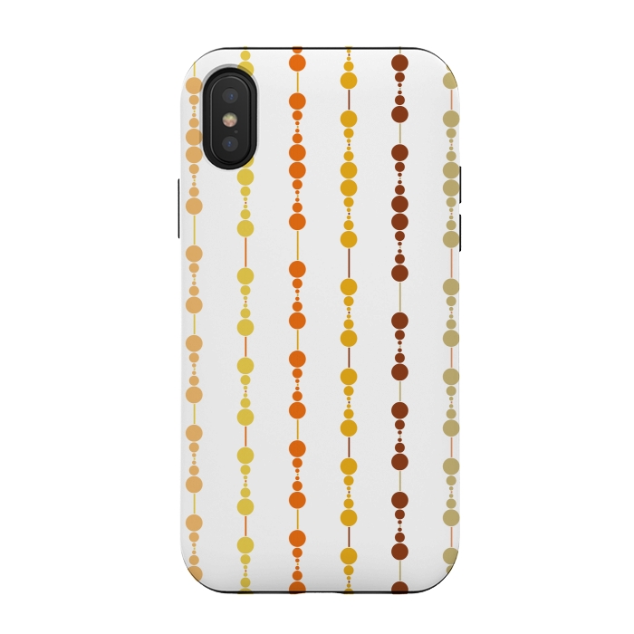 iPhone Xs / X StrongFit Multi-faceted decorative lines 3 by Bledi