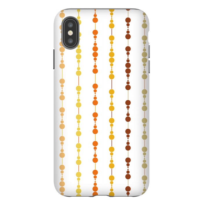 iPhone Xs Max StrongFit Multi-faceted decorative lines 3 by Bledi