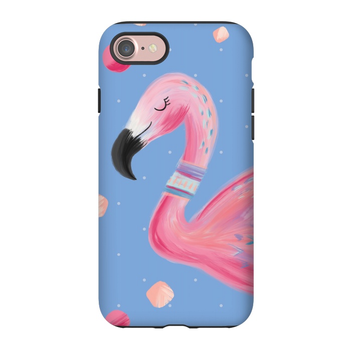 iPhone 7 StrongFit Fancy Flamingo by Noonday Design