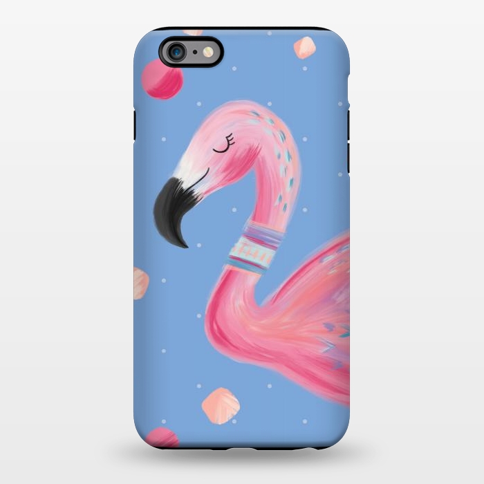 iPhone 6/6s plus StrongFit Fancy Flamingo by Noonday Design