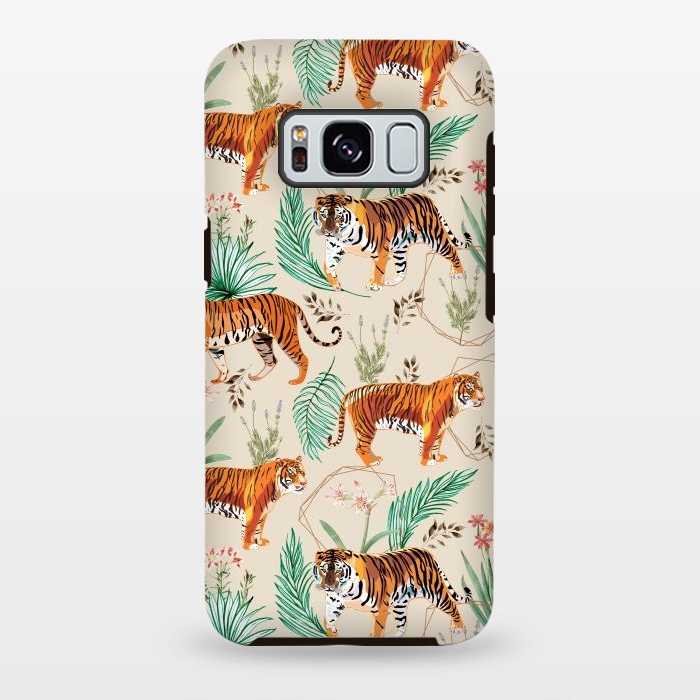 Galaxy S8 plus StrongFit Tropical and Tigers by Uma Prabhakar Gokhale