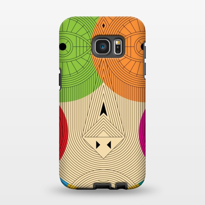 Galaxy S7 EDGE StrongFit masque aztec by TMSarts
