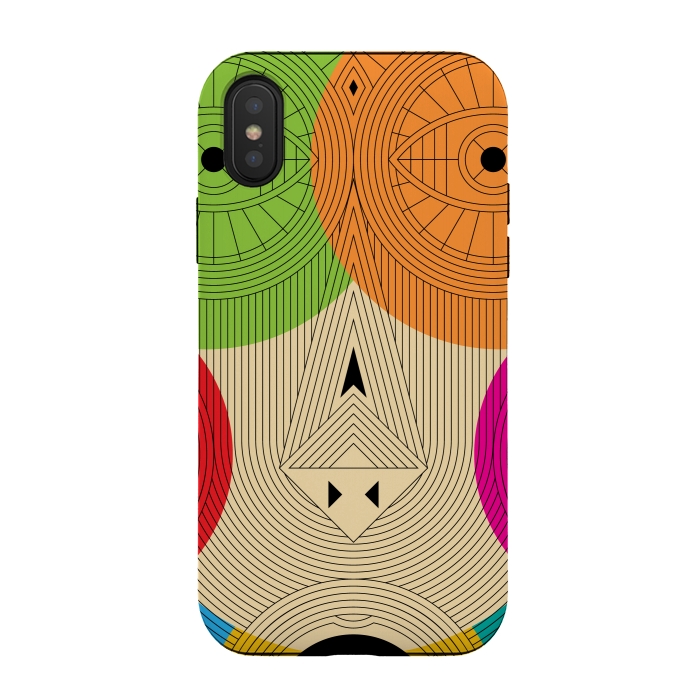 iPhone Xs / X StrongFit masque aztec by TMSarts