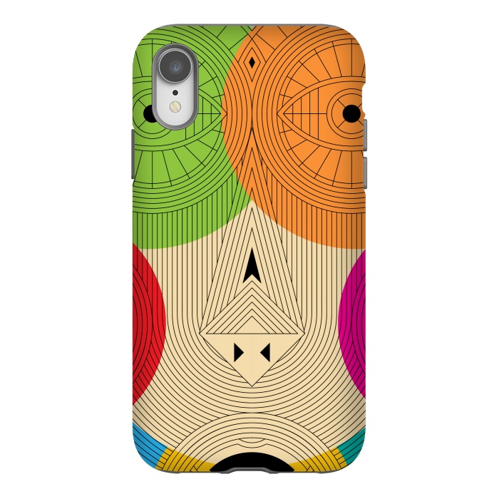 iPhone Xr StrongFit masque aztec by TMSarts