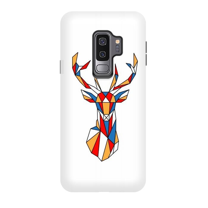 Galaxy S9 plus StrongFit deer geometric by TMSarts