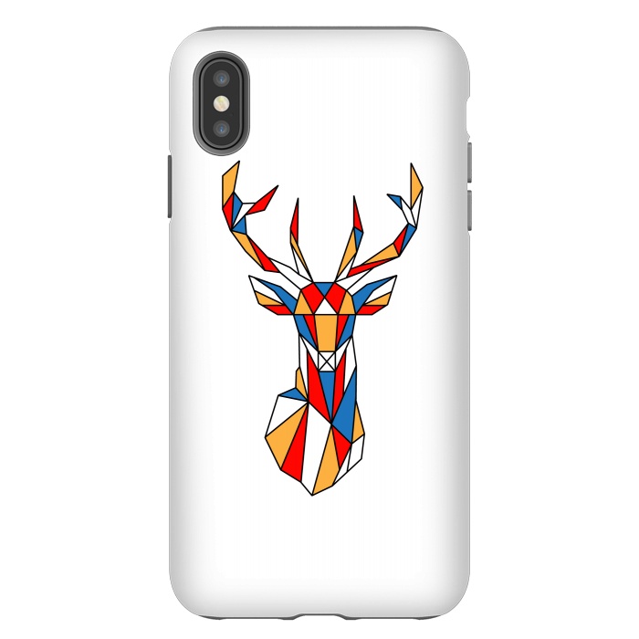 iPhone Xs Max StrongFit deer geometric by TMSarts