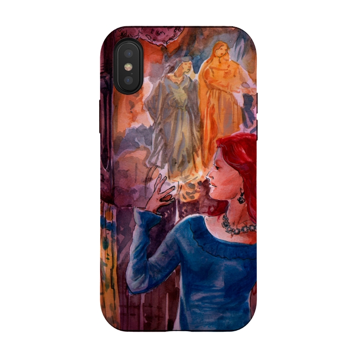 iPhone Xs / X StrongFit Womans and Art by Max LeTamis