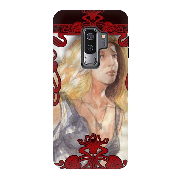 Galaxy S9 plus StrongFit Art Woman by Max LeTamis