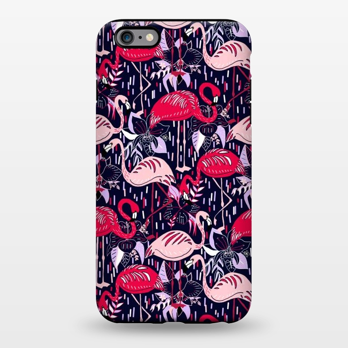 iPhone 6/6s plus StrongFit Fantasy Flamingos  by Tigatiga