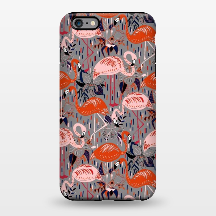 iPhone 6/6s plus StrongFit Flamingos  by Tigatiga