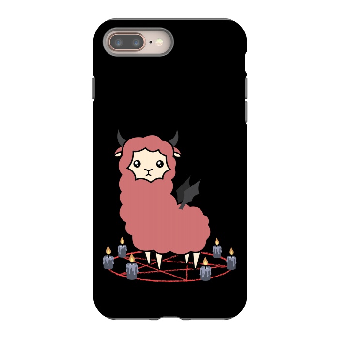 iPhone 7 plus StrongFit Llama demon by Laura Nagel