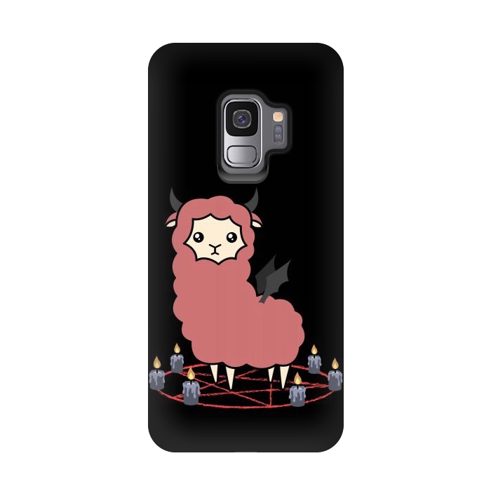 Galaxy S9 StrongFit Llama demon by Laura Nagel