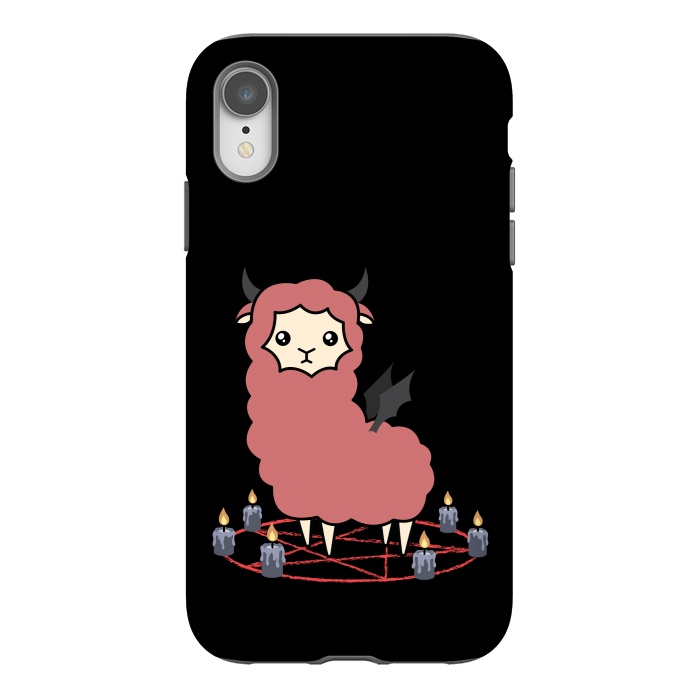 iPhone Xr StrongFit Llama demon by Laura Nagel