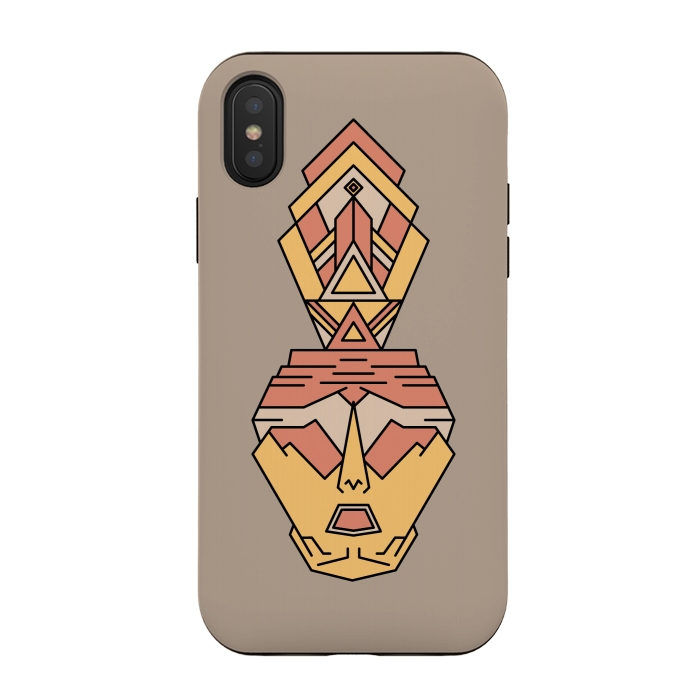 iPhone Xs / X StrongFit human aztec by TMSarts