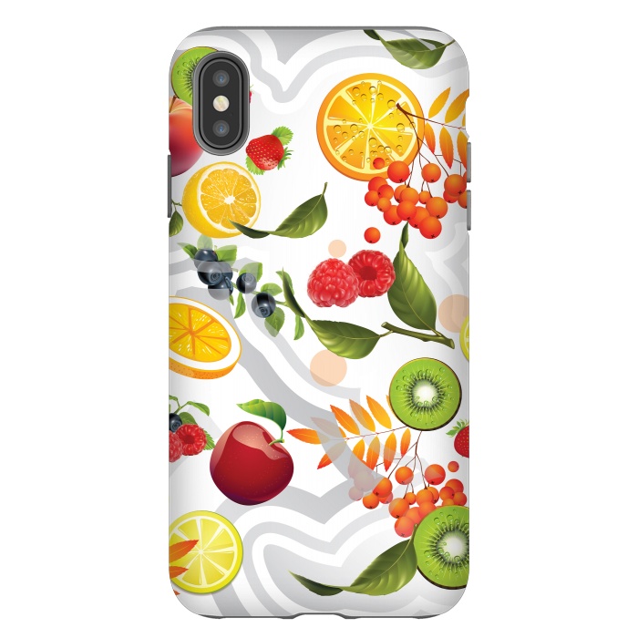 iPhone Xs Max StrongFit Mixed Fruit by Bledi
