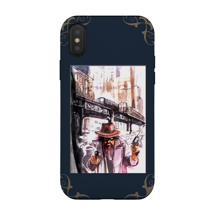 iPhone Xs / X StrongFit Western Personages by Max LeTamis