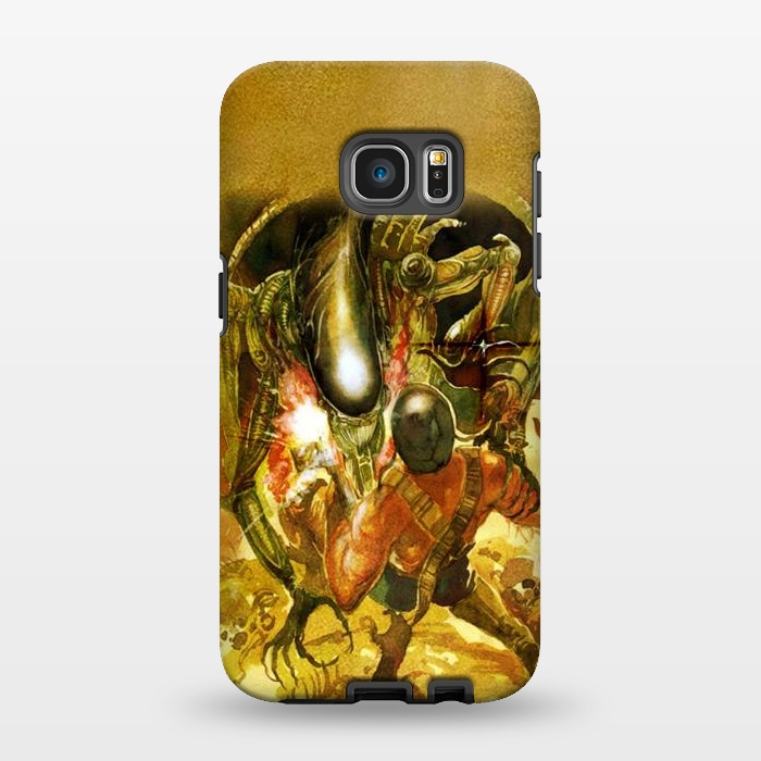 Galaxy S7 EDGE StrongFit Aliens and War by Max LeTamis
