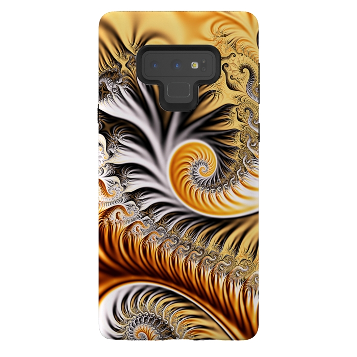 Galaxy Note 9 StrongFit Fractal Art XIV by Art Design Works