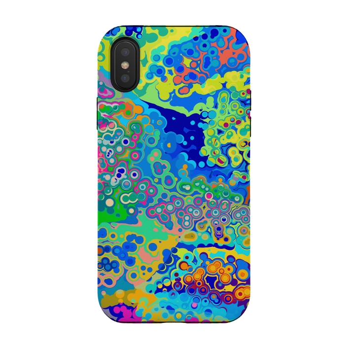 iPhone Xs / X StrongFit Colorful Cells Design by Art Design Works