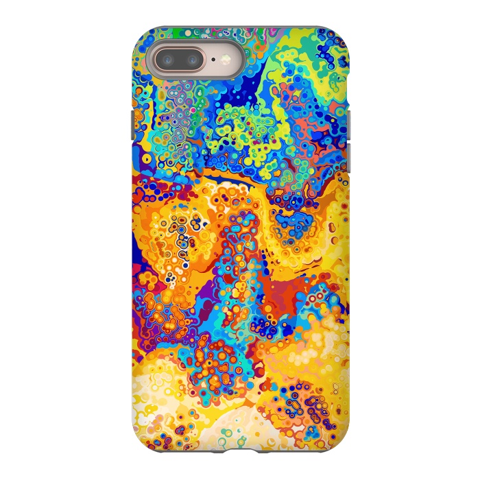 iPhone 7 plus StrongFit Colorful Cells Pattern Design by Art Design Works