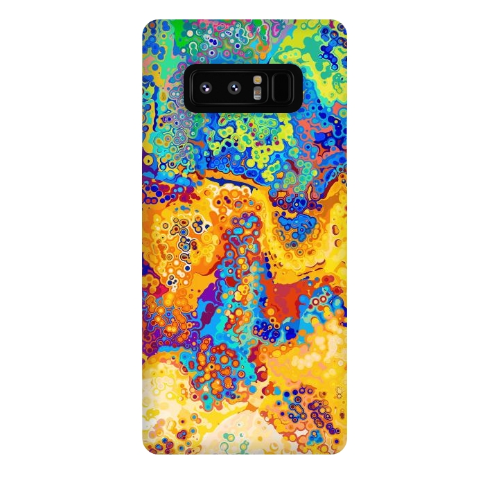 Galaxy Note 8 StrongFit Colorful Cells Pattern Design by Art Design Works