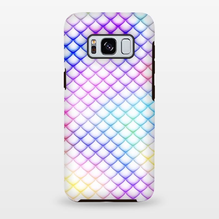 Galaxy S8 plus StrongFit Colorful Mermaid Scales by Art Design Works