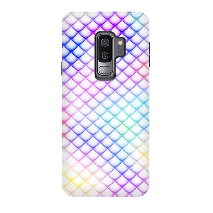 Galaxy S9 plus StrongFit Colorful Mermaid Scales by Art Design Works