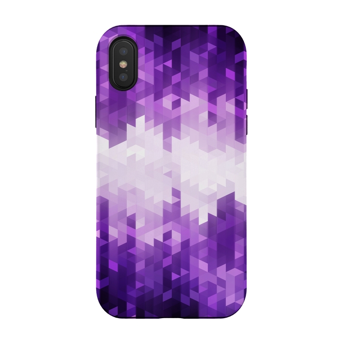 iPhone Xs / X StrongFit Ultra Violet Pattern I by Art Design Works