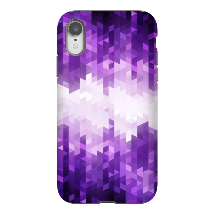 iPhone Xr StrongFit Ultra Violet Pattern I by Art Design Works