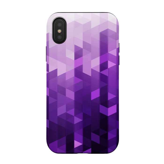 iPhone Xs / X StrongFit Ultra Violet Pattern II by Art Design Works
