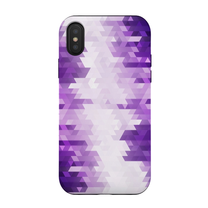 iPhone Xs / X StrongFit Ultra Violet Pattern III by Art Design Works