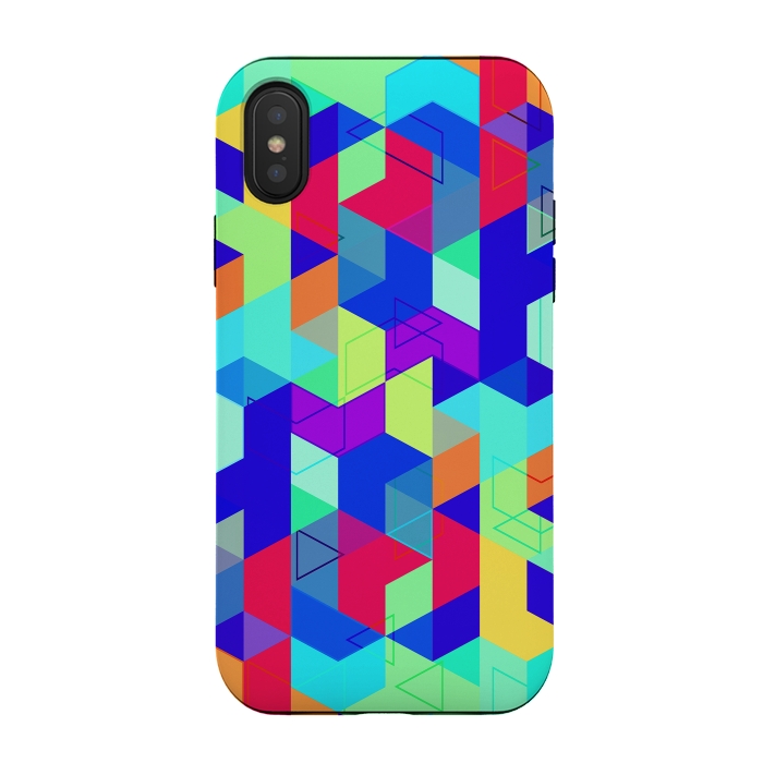 iPhone Xs / X StrongFit Pattern LXXIX by Art Design Works