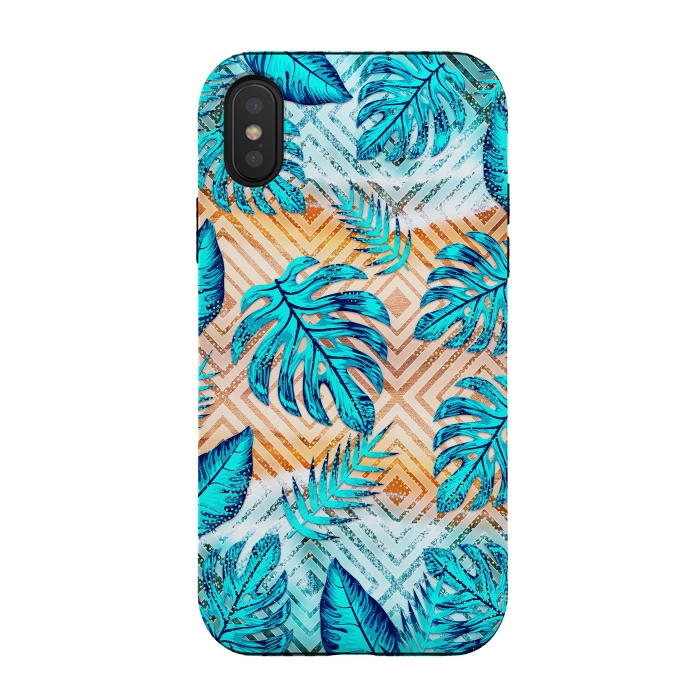 iPhone Xs / X StrongFit Tropical XII by Art Design Works