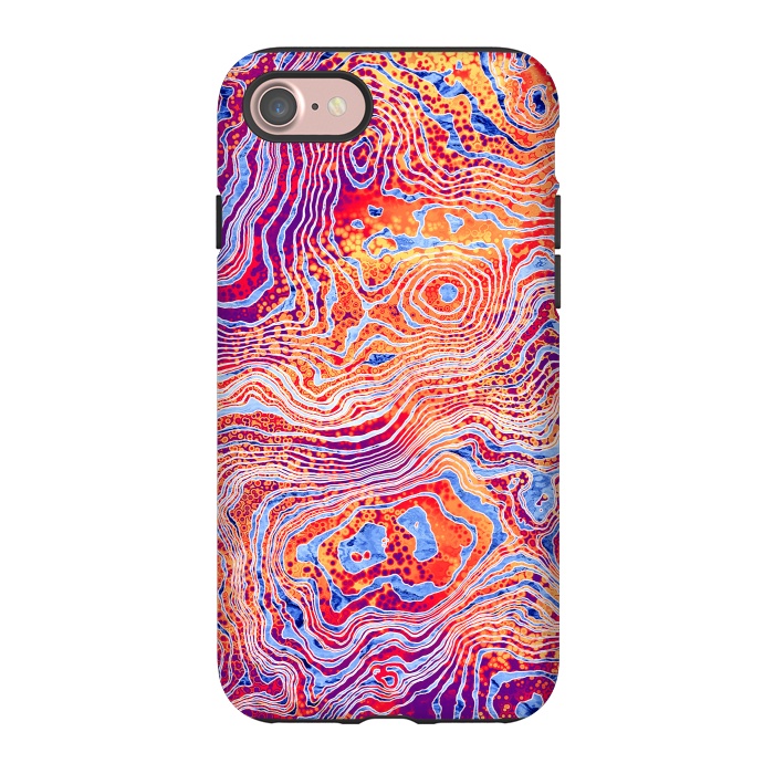 iPhone 7 StrongFit  Abstract Colorful Marble II by Art Design Works