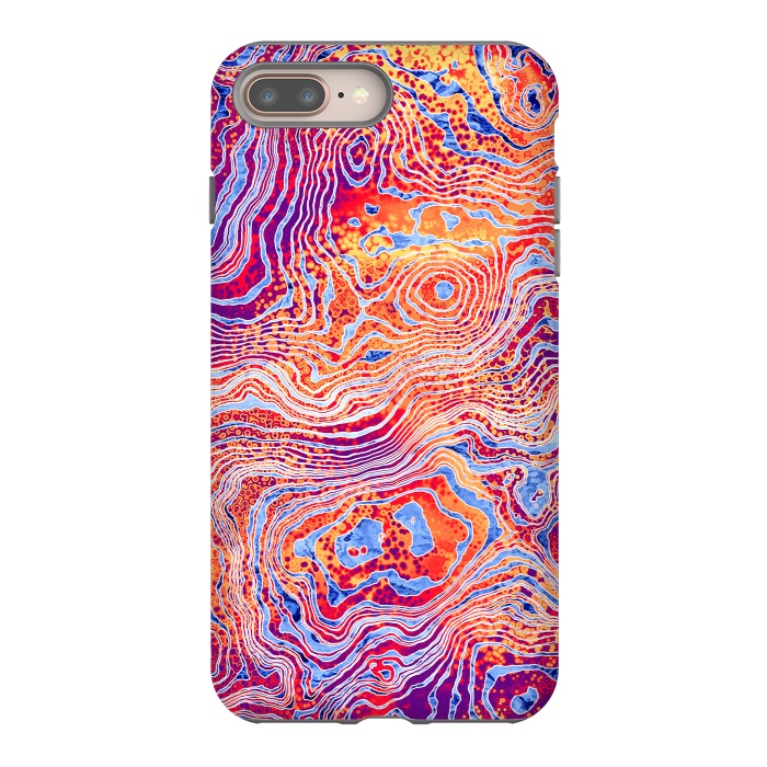 iPhone 7 plus StrongFit  Abstract Colorful Marble II by Art Design Works