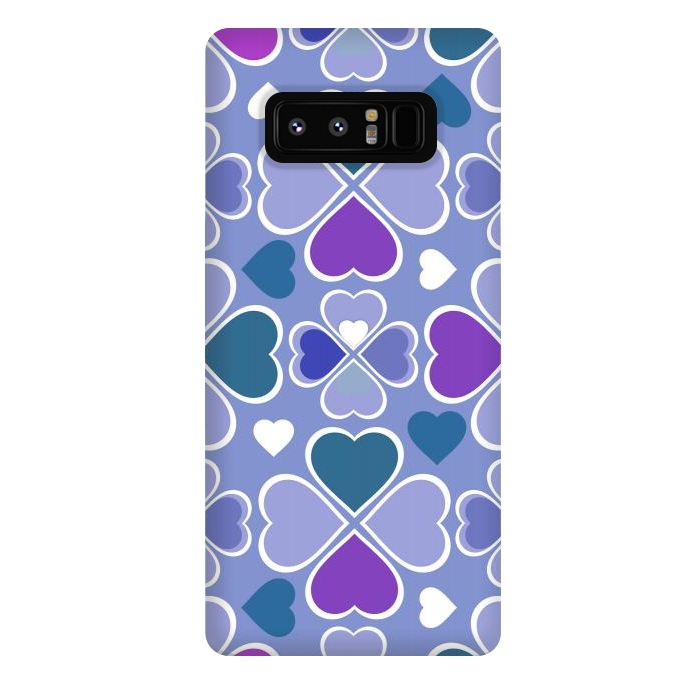 Galaxy Note 8 StrongFit Hearts Flower Creation by Bledi