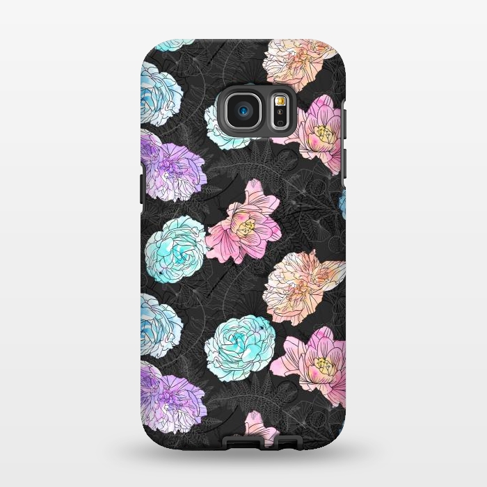 Galaxy S7 EDGE StrongFit Color Pop Floral by Noonday Design