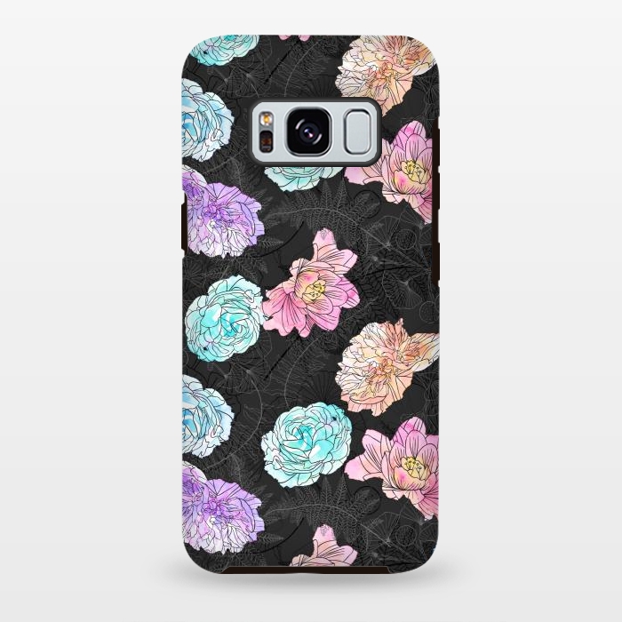 Galaxy S8 plus StrongFit Color Pop Floral by Noonday Design