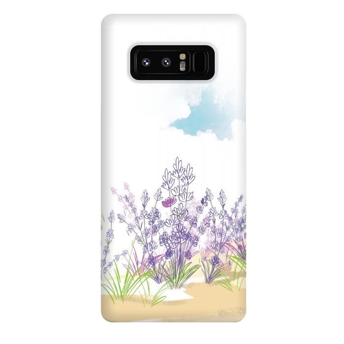 Galaxy Note 8 StrongFit Lavender flower by Bledi